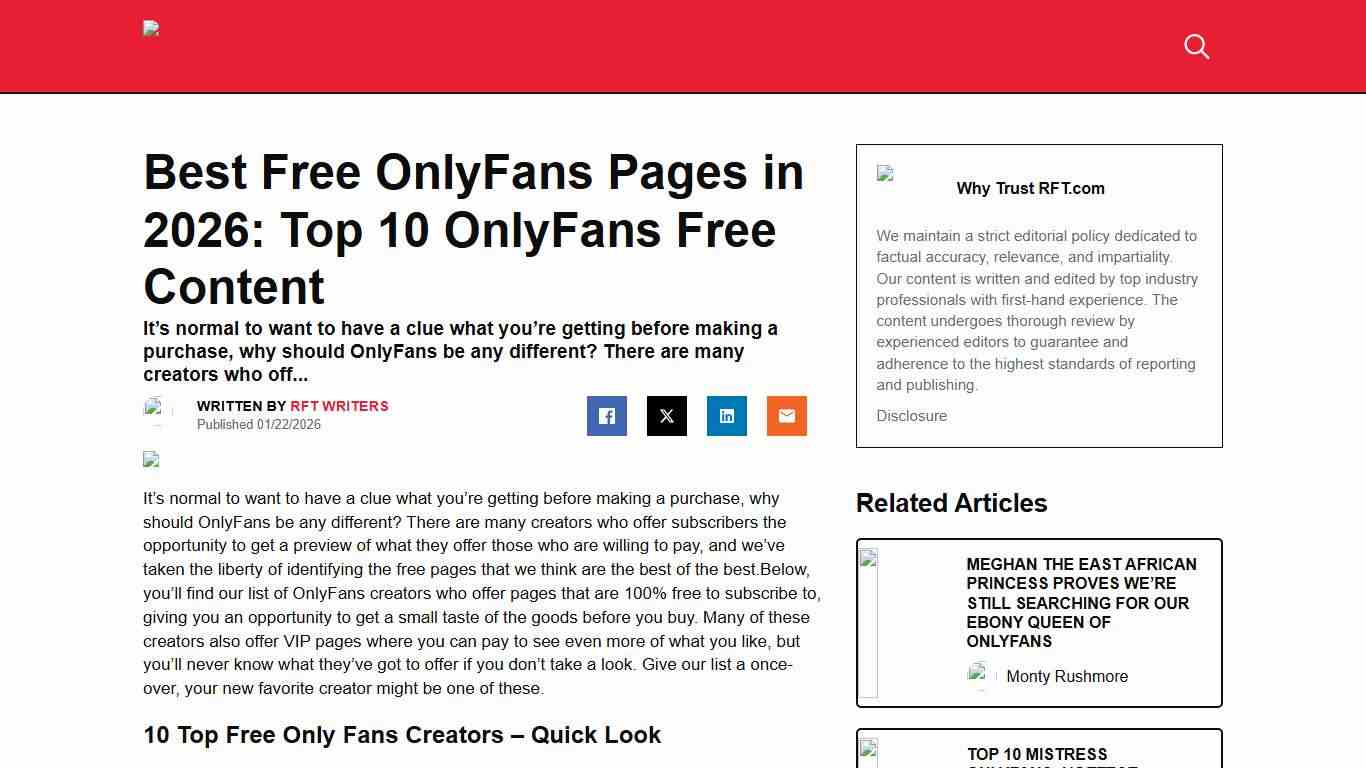 Best Free OnlyFans Pages in 2026: Top 10 OnlyFans Free Content - St. Louis Riverfront Times