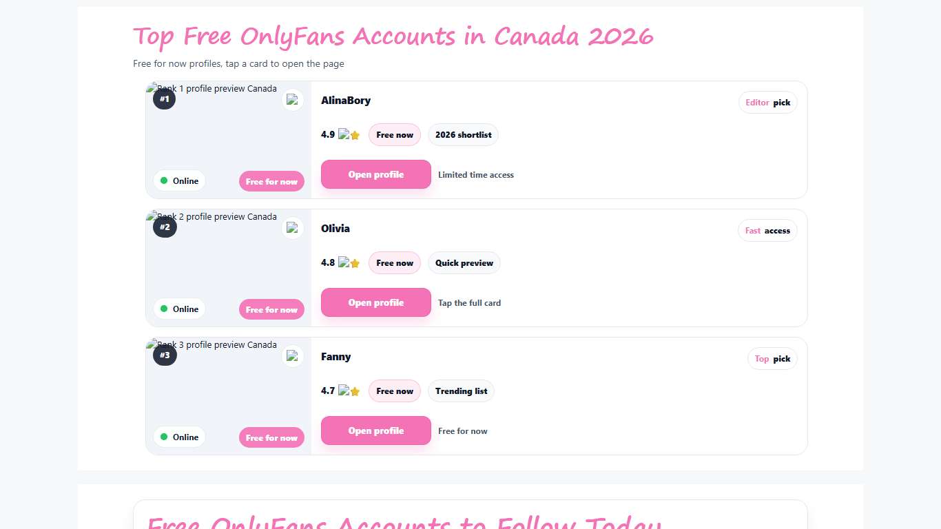 Free Onlyfans Account Best Free 2026